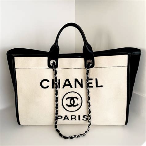 chanel deauville wool bags